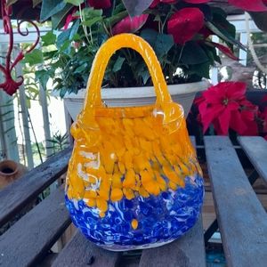 GLASS ART HANDBAG/PURSE 👛
